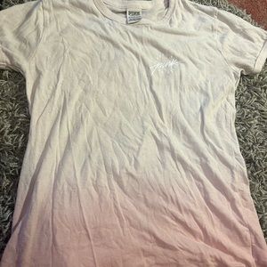 gradient pink shirt